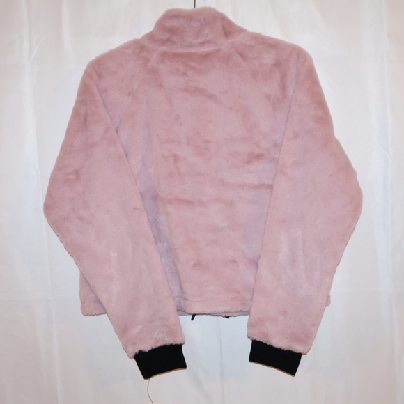 Calvin Klein Pink Performance Fuzzy Faux Fur Quarter-Zip Pullover. Large. NWT. - Picture 12 of 12